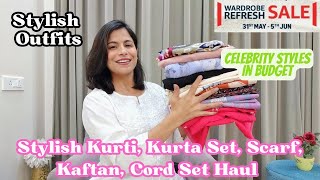 Stylish Kurti, Kurta Set, Cord Set, Scarf, Kaftan Haul l Dream Simple