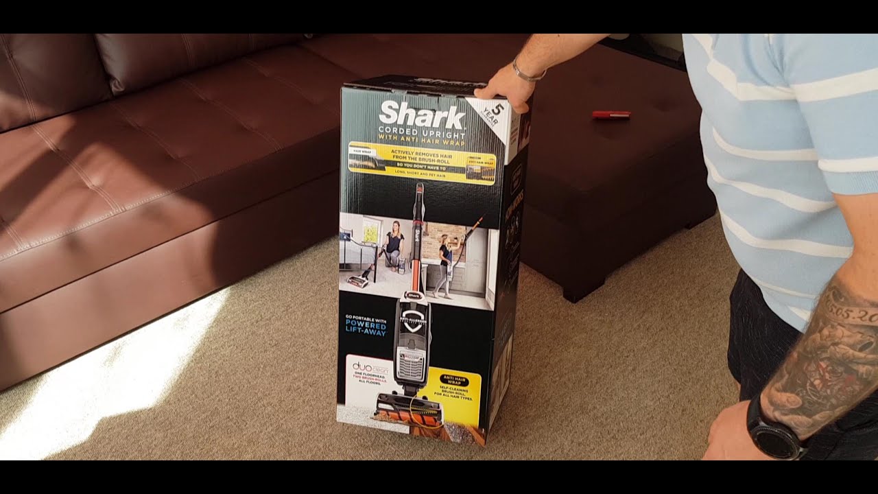 Shark NZ801UK Duo Clean with Anti Hair Wrap Technology Unboxing YouTube