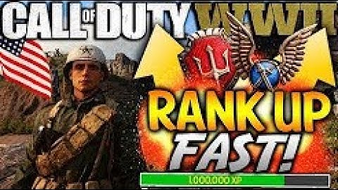 HOW TO RANK UP FAST IN WORLD WAR 2! HOW TO LEVEL UP FAST WORLD WAR II PRESTIGE FAST COD WW2!