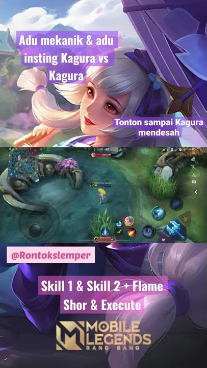 Adu Mekanik dan adu insting Kagura VS Kagura sampai mendesah!!! #short #mobilelegends #mlbb