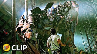 Cade Yeager Meets Optimus Prime Scene | Transformers Age of Extinction (2014) IMAX Movie Clip HD 4K Resimi