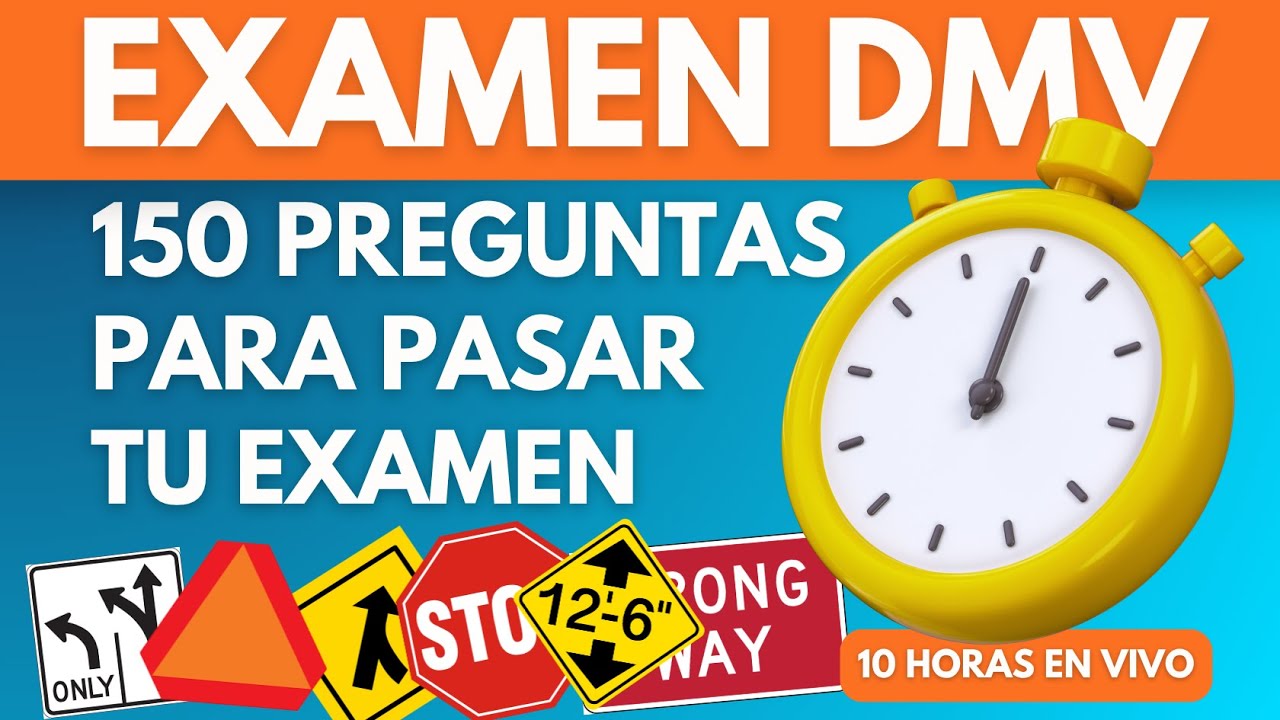 ¿Listo para el DMV? 150 Preguntas que Debes Saber