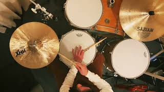 Video thumbnail of "4/4 unique mathrock drums"