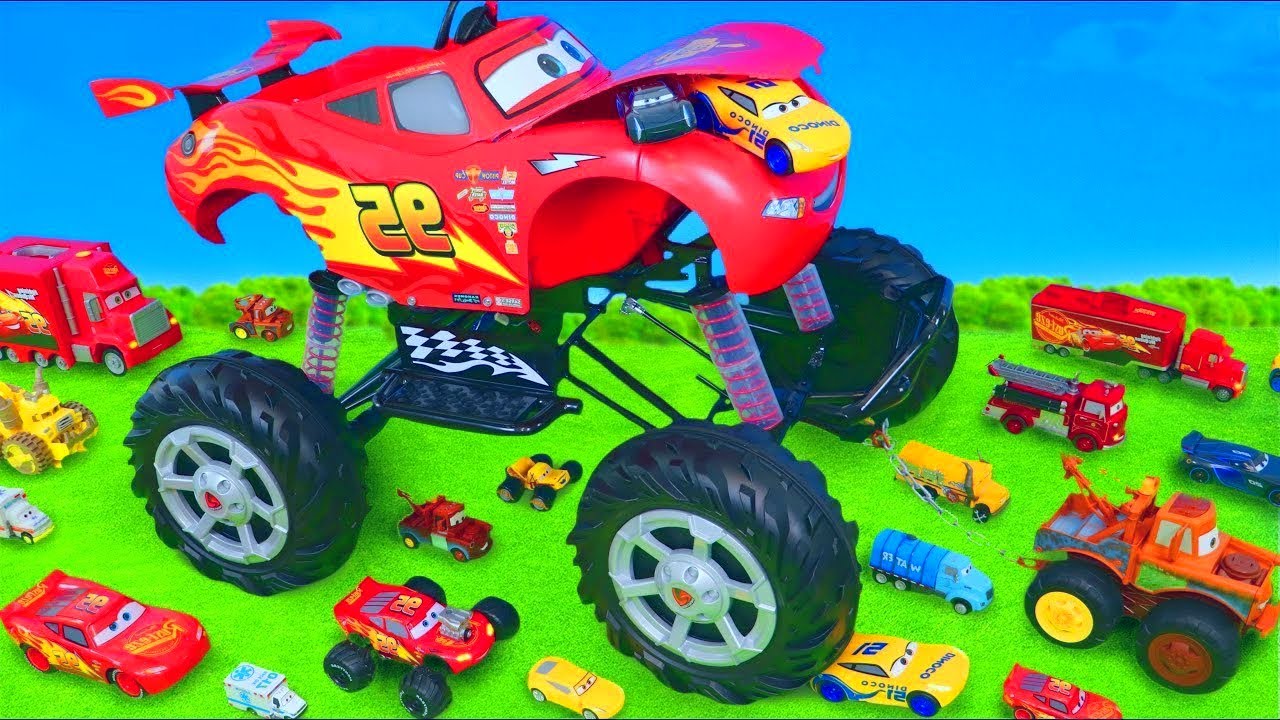 Custom Lightning McQueen Monster Truck Mobile Game - YouTube