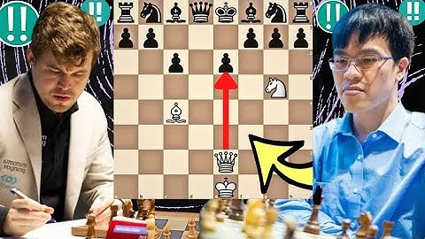 What crazy Chess Game : 100 | Magnus Carlsen vs Lê Quang Liêm #chess #chesscom #checkmate #chessgame