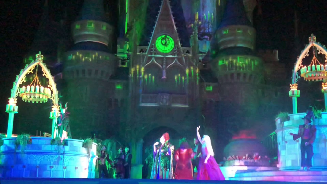Villains Introduction - Hocus Pocus Spelltacular MNSSHP 2018 - YouTube
