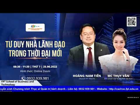 Video Hoàng Nam Tiến - Thụy Vân - TƯ DUY NHÀ LÃNH ĐẠO TRONG... - youtube