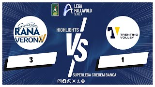 Rana Verona Vs. Itas Trentino - Superlega Credem Banca Vbtv Match Highlights