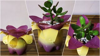 DIY UNIQUE PLASTIC BOTTLE POT