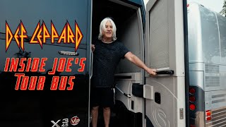 Def Leppard - Behind The Stadium Tour - Inside Joe Elliotts Tour Bus