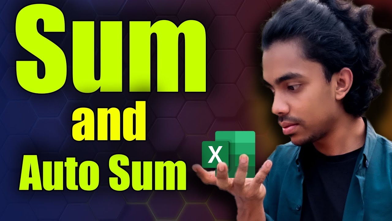How to used of Sum and Auto Sum in Microsoft Excel tutorial Bangla ...