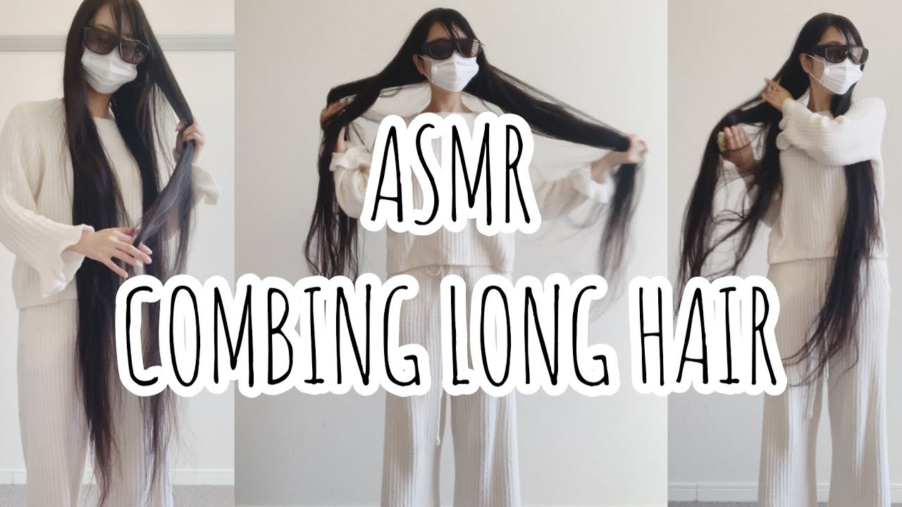 [ASMR]COMBING MY HAIR/髪をとくだけ