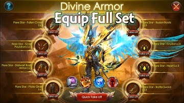 Equip Full Set Divine Armor (New LOD Content) | 3rd Anniversary Event | legacy of discord