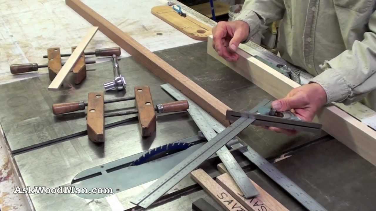 Table Saw Tip 2 Crosscut CutOffs How To Set Miter Gauge Square