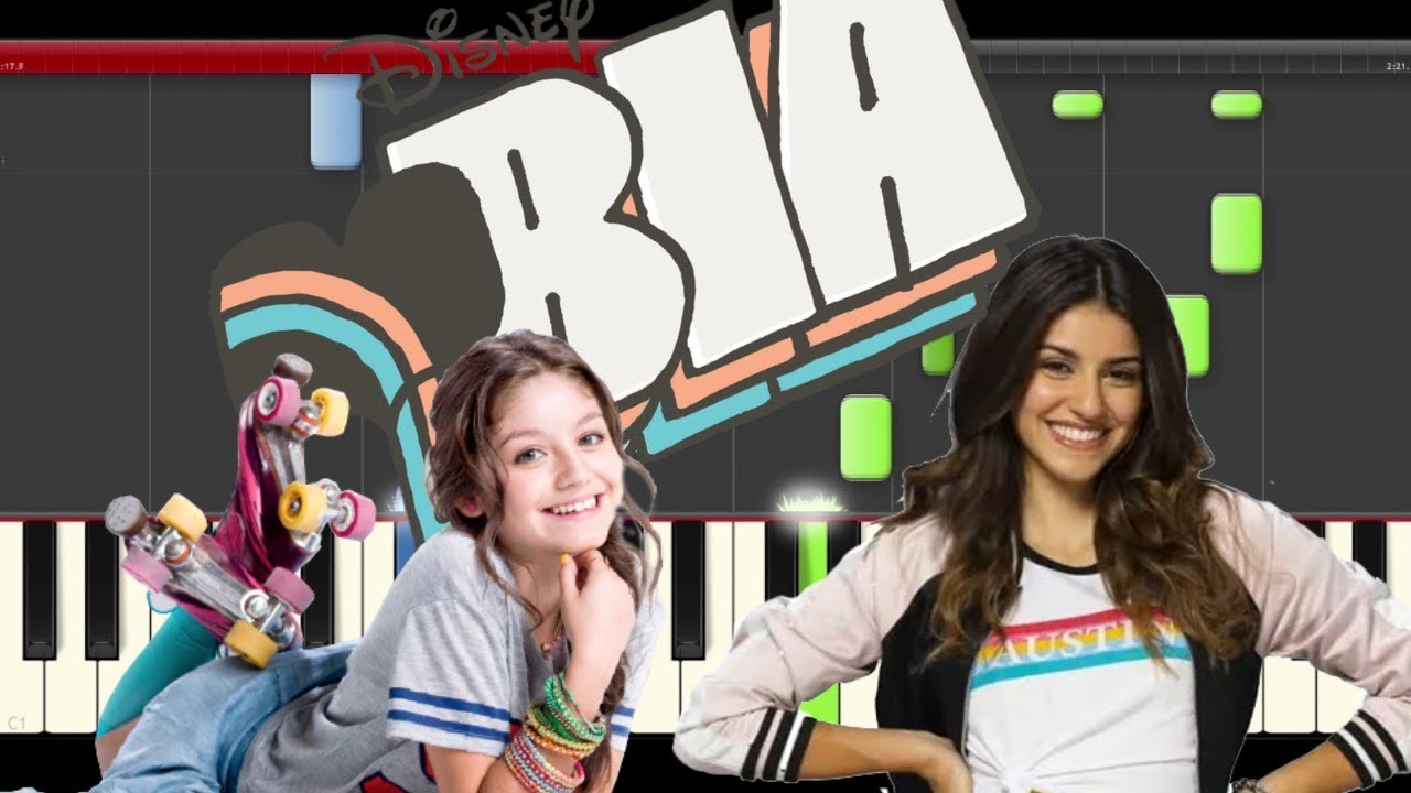 Soy Luna Como Me Ves BIA piano midi tutorial sheet partitura cover app karaoke