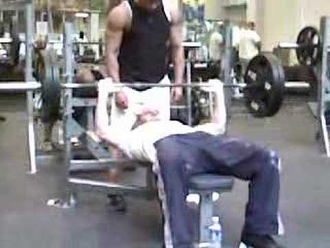 225 X 20 Bench Press Partial Reps 155lbs Youtube