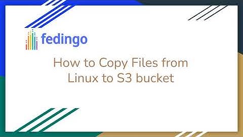 How to Copy Files From Linux to Amazon S3 Bucket