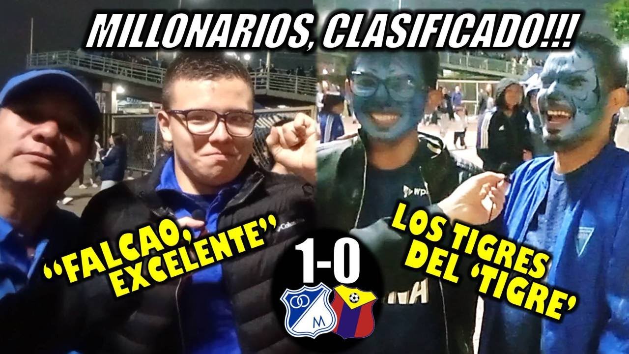 Millonarios vs. Pasto (1-0). Regreso de Falcao y clasificación ...