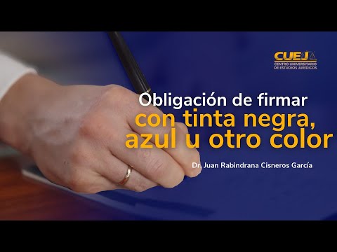 Video: ¿Debería firmar un cheque con tinta roja?