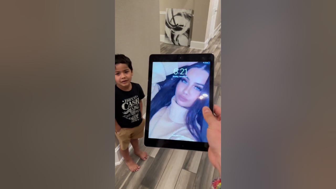 Mom finds sons tablet with a girl on his lockscreen then tells dad and does this #shorts