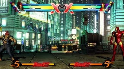 Ultimate Marvel vs Capcom 3 - Akuma Combo (Mid-Screen)