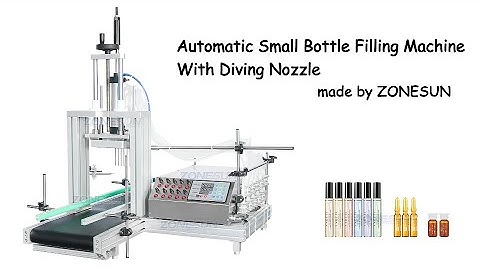 ZONESUN ZS-DTPP10D Cosmetic Perfume Vial Essential Oil Liquid Small Bottle Filling Machine