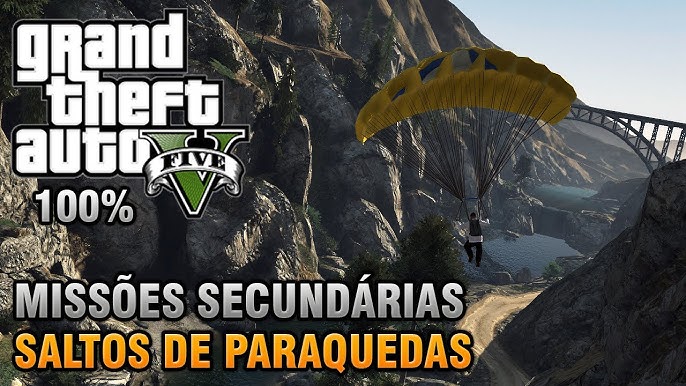 GTA 5 codigo do paraquedas / manha do paraquedas (pegando paraquedas no  mapa ) - Fabinho Seco 