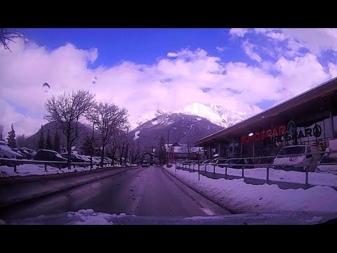 Seefeld /Austria Road Trip from Hotel to Spar Market for Shopping