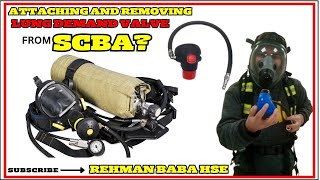 How to Join Lung Demand valve with SCBA?Assembling parts of self contained breathing apparatus|#scba