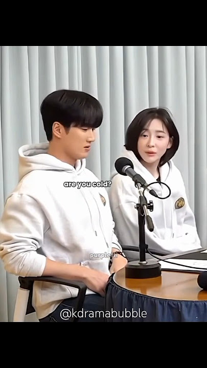 flex x cop behind the scenes interview he is so sweet 🤍#ahnbohyun #kimjihyun #flexxcop #shorts
