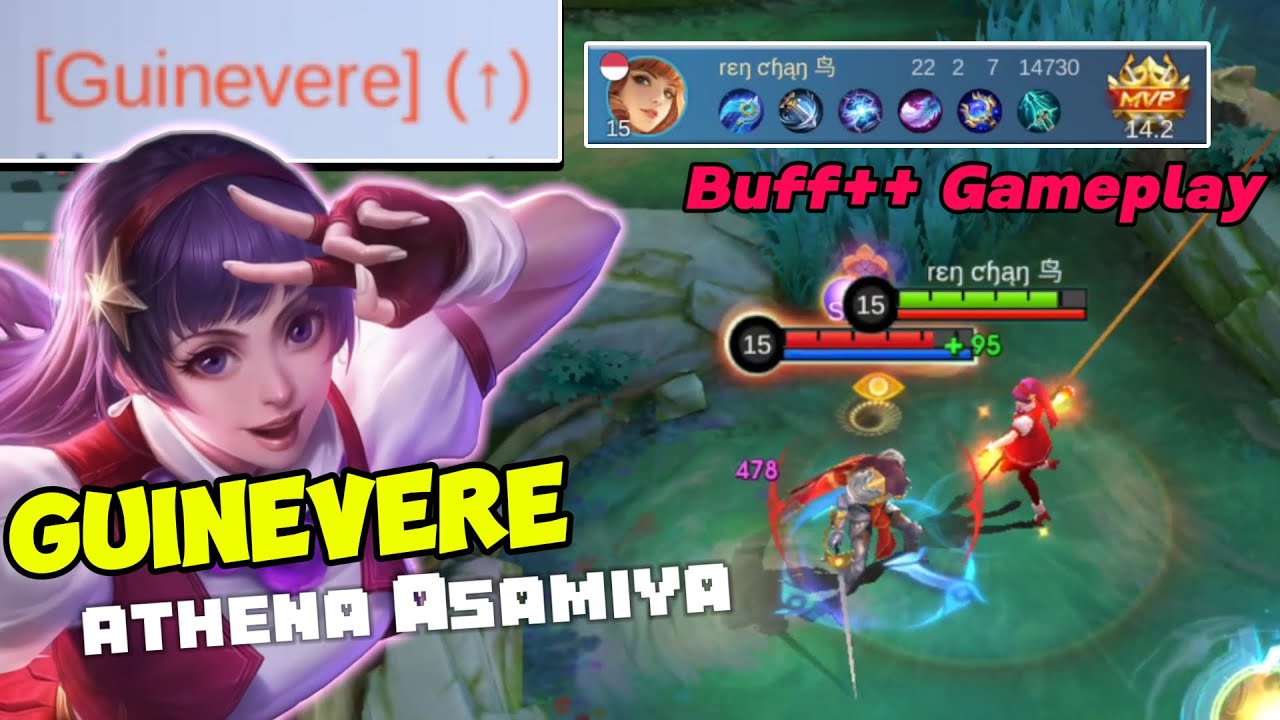 GUINEVERE BUFF GERAKAN & SKILL NYA JADI LINCAH?? ini enak banget sihh - Mobile Legends MLBB