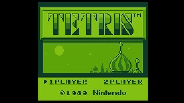 Tetris Title Screen (GameBoy)