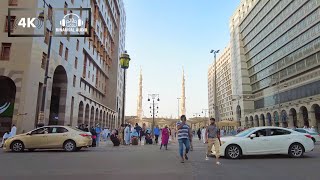 Visiting Madinah, the City of the Beloved ~ 4K⁶⁰ fps, binaural 3D sound | يتجول في المسجد النبوي