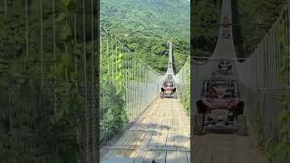 The longest vehicular suspension bridge in the world. The El Jurullo bridge Puerto Vallarta Mexico by Marc Cuniberti 139 views 1 year ago 2 minutes, 48 seconds