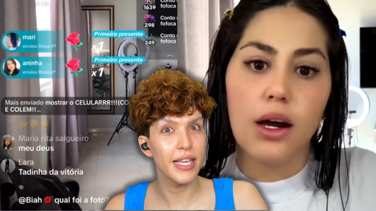 Mãe expondo a filha em LIVE