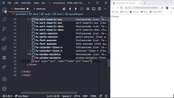 [HTML-Tutorial-20] Advanced HTML Form | Input Types & Form Elements | Web Development  Beginners