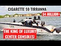 The 47 million king of center consoles cigarette 59 tirranna with 6x 450hp outboard engines