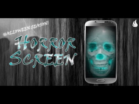 Halloween horror scherm