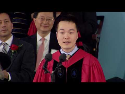 Graduate Speaker Jiang He  | Harvard Commencement 2016 thumbnail