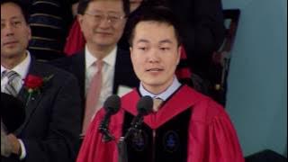Graduate Speaker Jiang He | Harvard Commencement 2016
