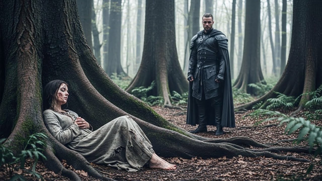 She Slept Beneath the Trees in Silence — Unaware the Alpha King Watched All Night