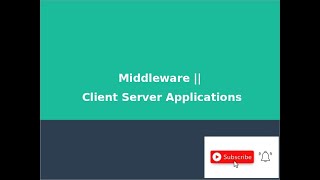 Middleware || Client Server Applications || Client Server Computing || OS || Malayalam Tutorial