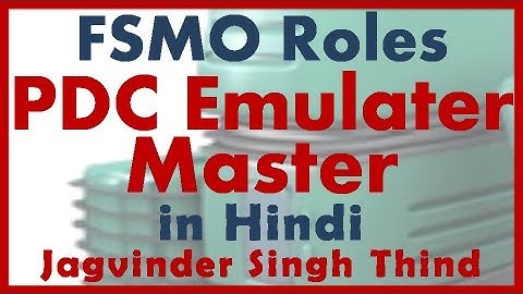 ✅ What is PDC Emulator Master Role | FSMO Role in active directory in Hindi