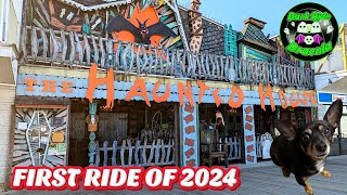 TRIMPER'S HAUNTED HOUSE DARK RIDE 2024  SNACULA'S ADVENTURE