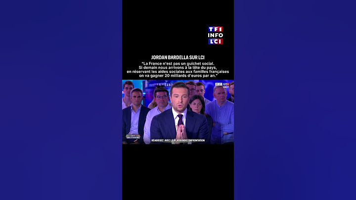 🗣️ "La France n'est pas un guichet social" déclare Jordan Bardella sur LCI｜LCI