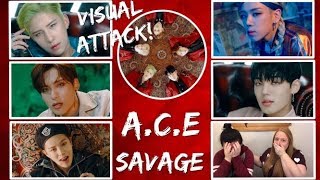 Reacting to A.C.E - Savage MV & Intro: Escape