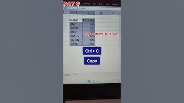 Transpose करे/Vertical to Horizontal and Horizontal to Vertical in Excel || #Shorts
