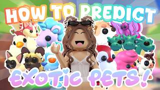 How to PREDICT THE NEXT EXOTIC PETS in Adopt Me! (FULL GUIDE!)