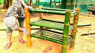 Construire un égouttoir à vaisselle en bambou Ma vie et le bambou Nhu Building Life maison en bambou