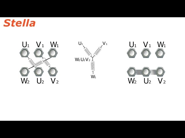 Collegamento Stella - Triangolo dei motori trifase - YouTube